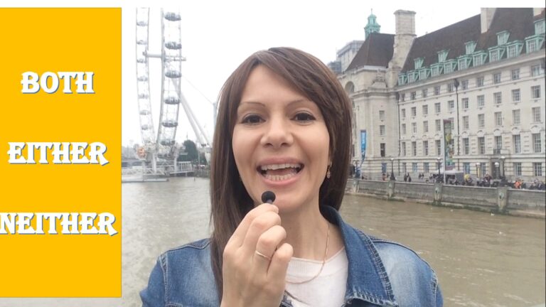 В чем фишка между ‘EITHER / NEITHER / BOTH ‘?