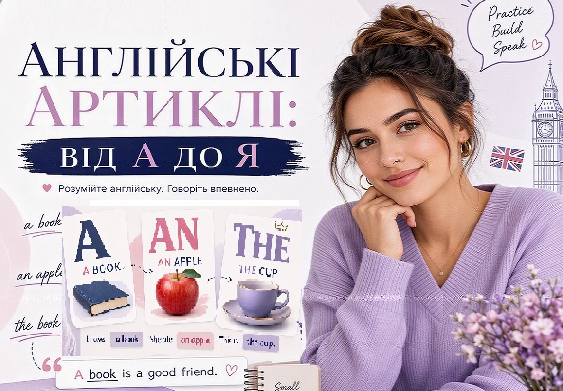 ОНЛАЙН КУРС ‘АНГЛІЙСЬКІ АРТИКЛІ ВІД А  ДО Я‘
